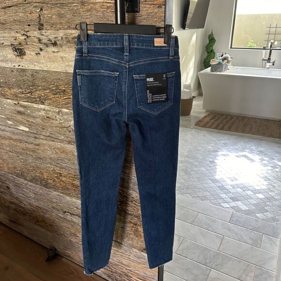 PAIGE Hoxton High Rise Ankle Skinny Jeans - Picture 3 of 10
